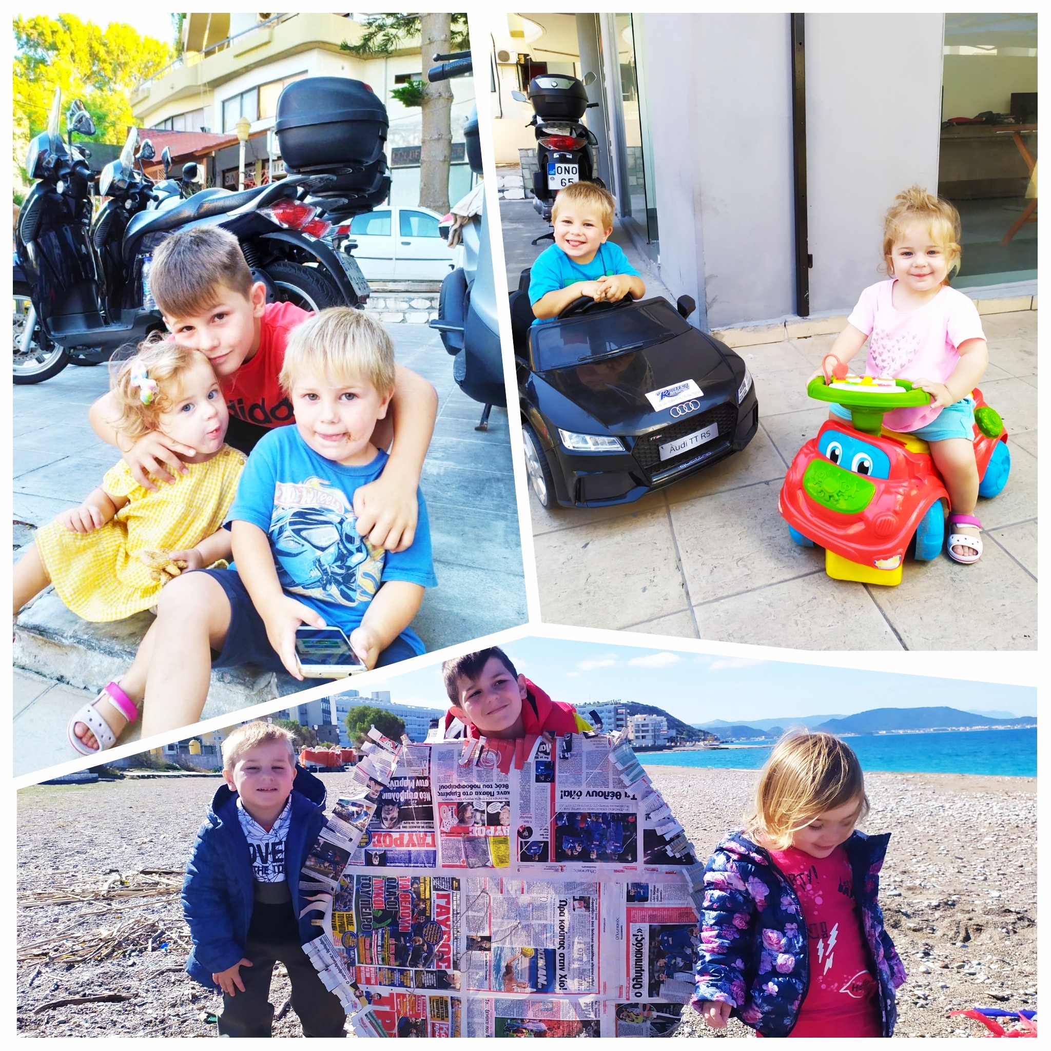 Scooters available for scooter and motorcycle rental in Rhodes