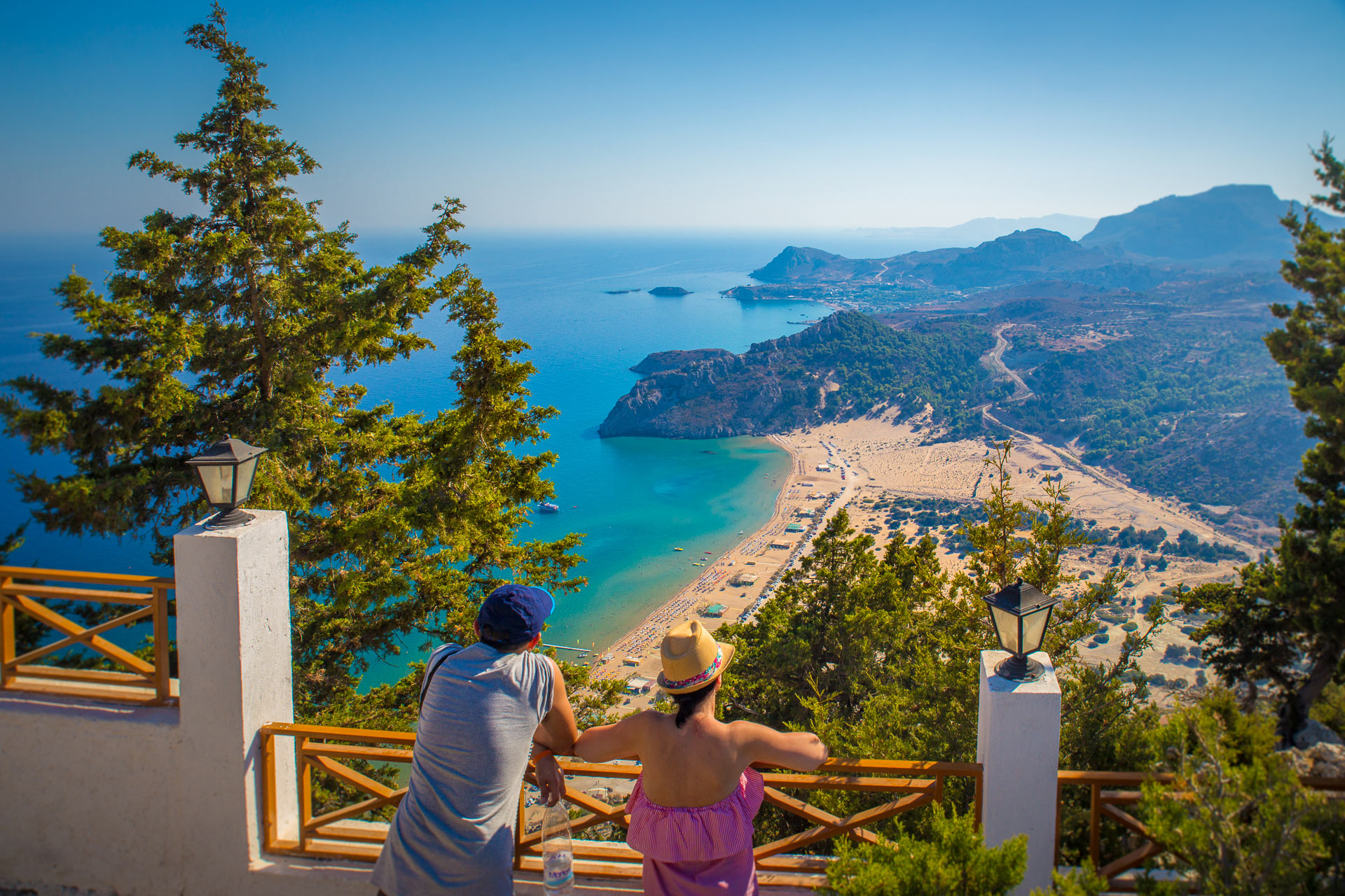 Scooters available for scooter and motorcycle rental in Rhodes